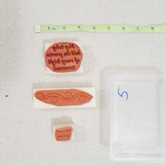 Stampin Up Mini Mates Mixed Theme Stamps for All Occasions Rubber Stamps Bundle - Picture 6 of 8